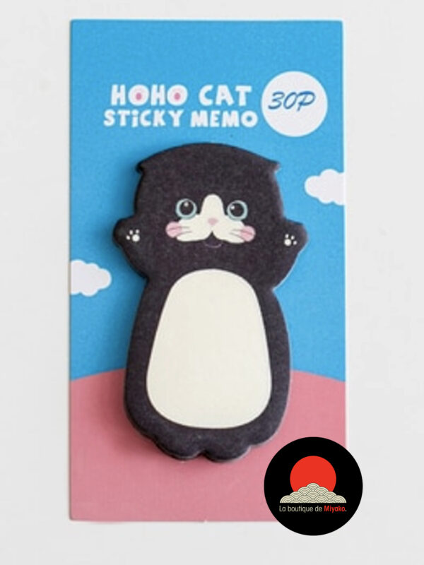 Noir-black-chat-mignon-kawai-cadeau-japan-La-boutique-de-miyako-post-it-kawai-stickers-scrapbooking-autocollant-chat-maneki-neko-cat-collant-
