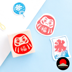 Tampon-Kawaii-scrapbooking-japonais-cadeau-daruma-la-boutique-de-miyako-stamp-tampon-encre-koi-carpe-stickers-bloc-notes-etudiant-bureau-papetterie