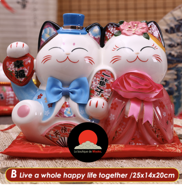 couple-chat-tirelire_coinslot-Maneki_neko-rouge-noir-jaune-porcelaine-ceramique-porte-bonheur-japon-la-boutique-de-miyako-