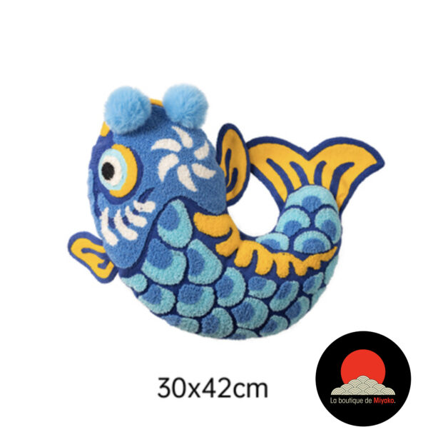 coussin-koi-bleue-details-japon-dragon-portees-oreilles_chat_-Argent_MANEKI_NEKO