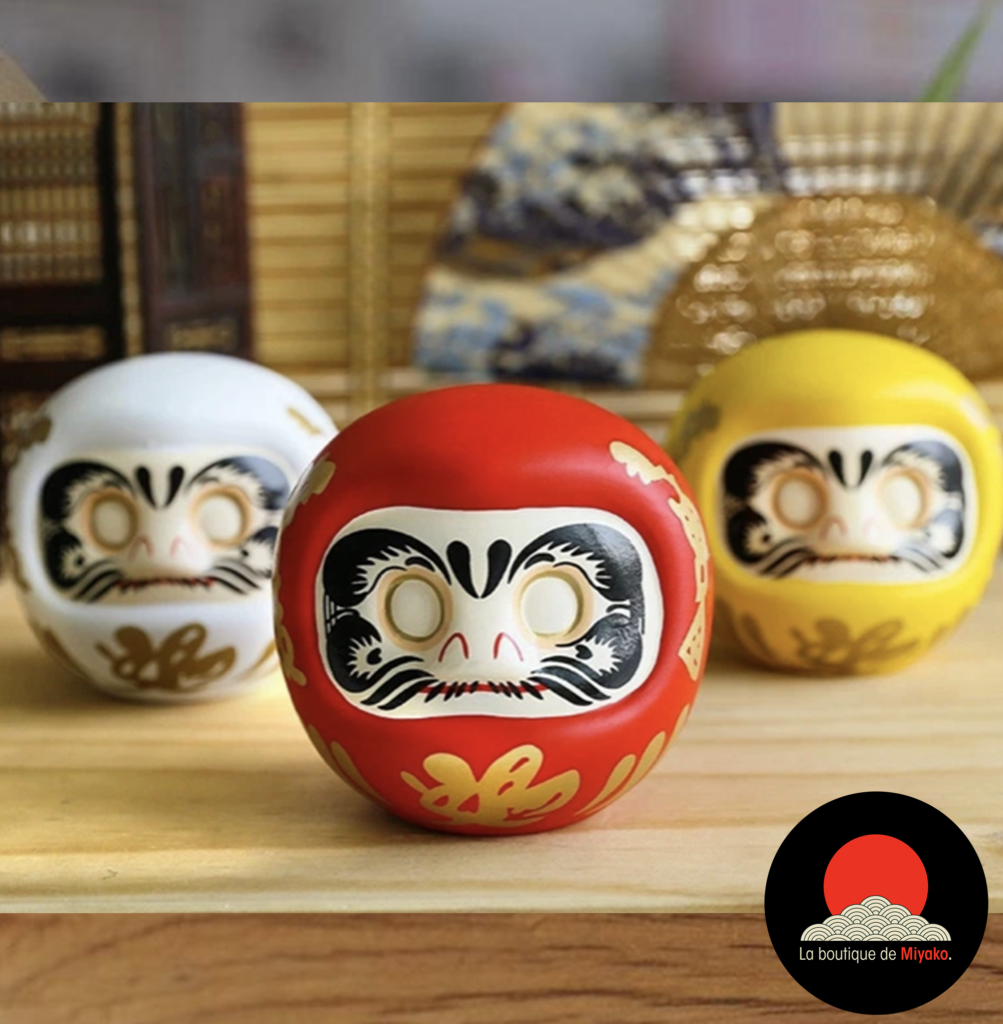 Figurine traditionnelle japonaise Daruma - La Boutique de Miyako.