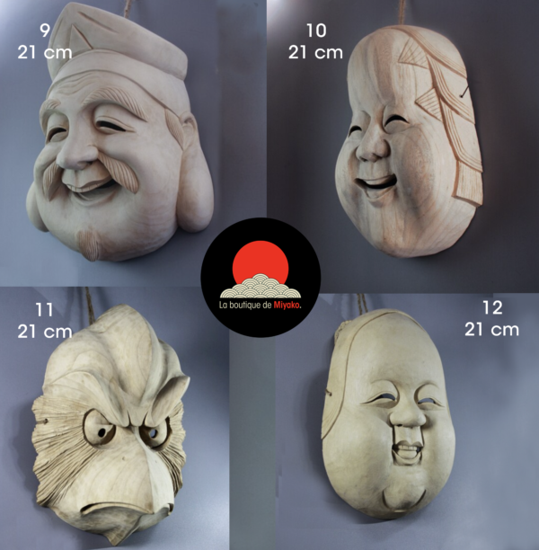 hannya-masque-bois-figurine-collection-anniversaire-cadeau-fetes-peres-meres-omamori-porte-bonheur-chancejapon-japonais-la-boutique-de-miyako