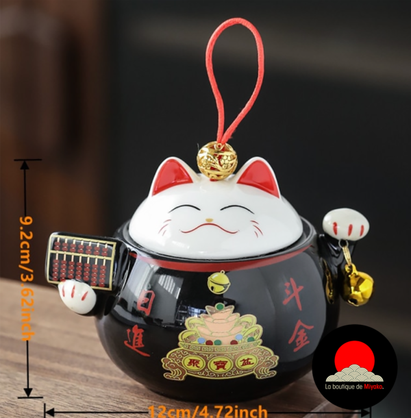 pot-cuisine-rangement_Maneki_neko-rouge-noir-jaune-porcelaine-ceramique-porte-bonheur-japon-la-boutique-de-miyako-